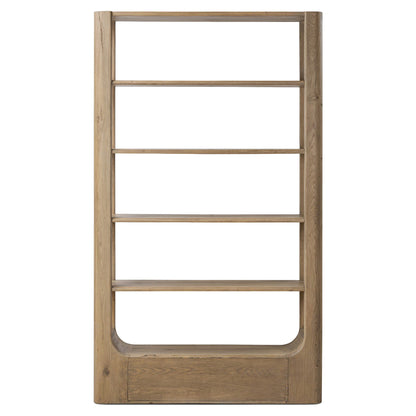 Lloyd Bookcase - Aged Natural Oak Veneer