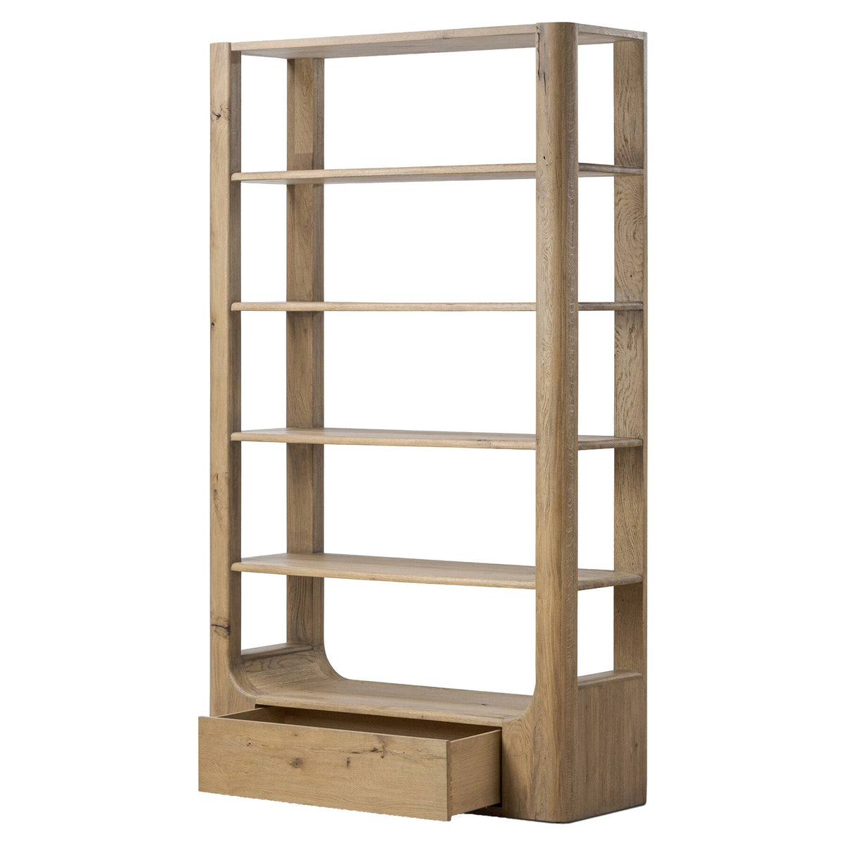 Lloyd Bookcase - Aged Natural Oak Veneer