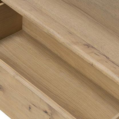 Lloyd Bookcase - Aged Natural Oak Veneer