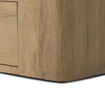 Lloyd Bookcase - Aged Natural Oak Veneer