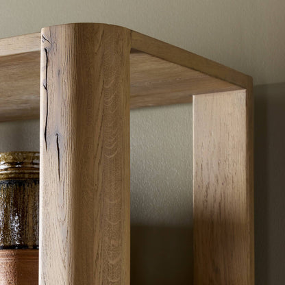 Lloyd Bookcase - Aged Natural Oak Veneer