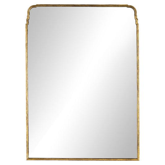 Loire Grand Floor Mirror - Antiqued Gold Leaf