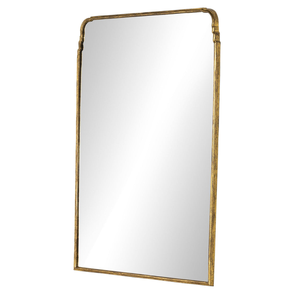 Loire Grand Floor Mirror - Antiqued Gold Leaf