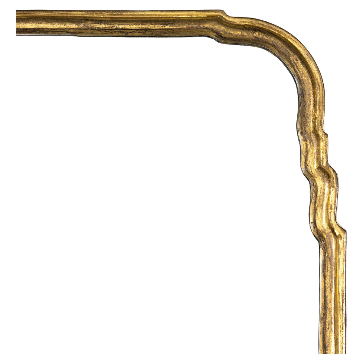 Loire Grand Floor Mirror - Antiqued Gold Leaf
