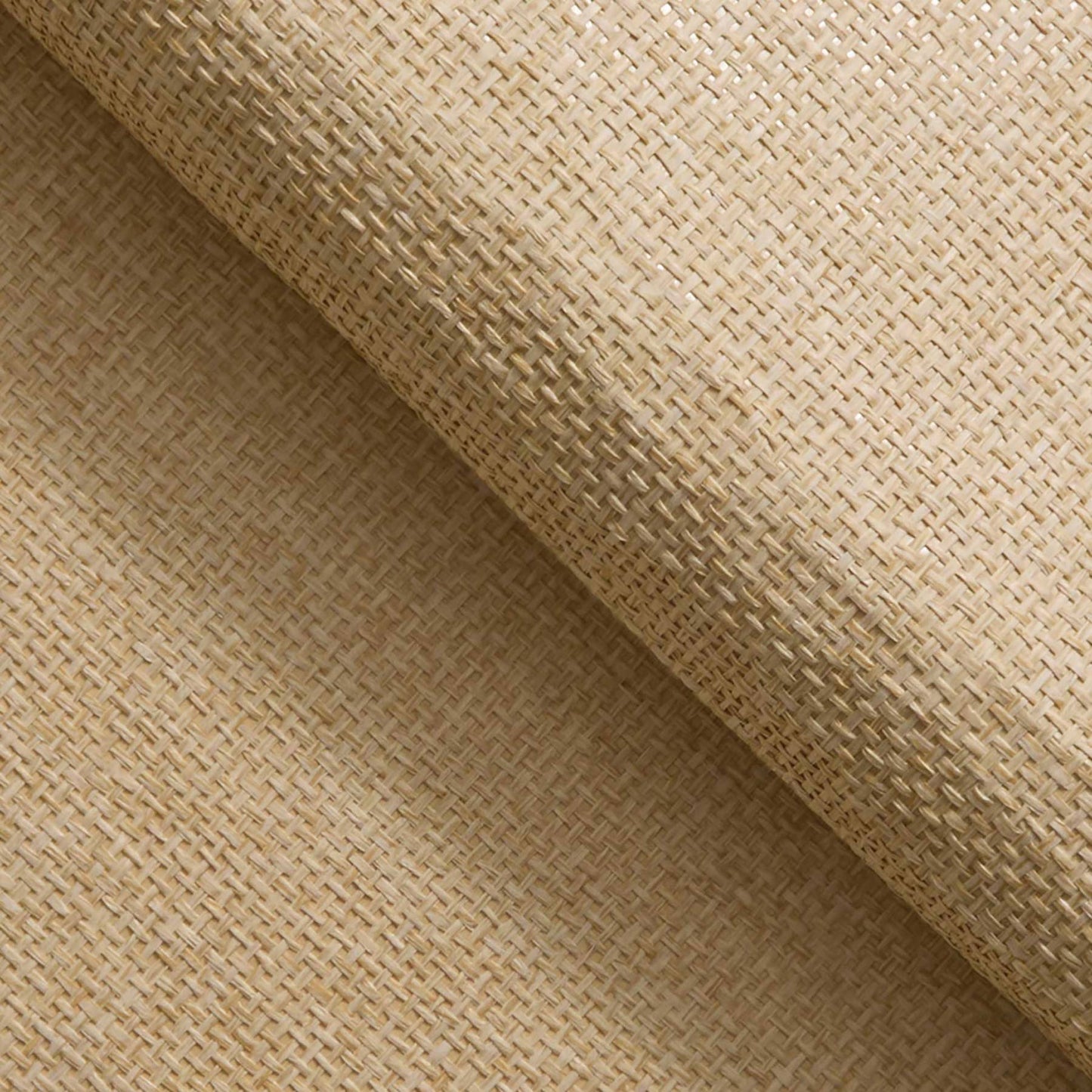 Loose Box Weave Paperweave Wallpaper - Natural Wheat