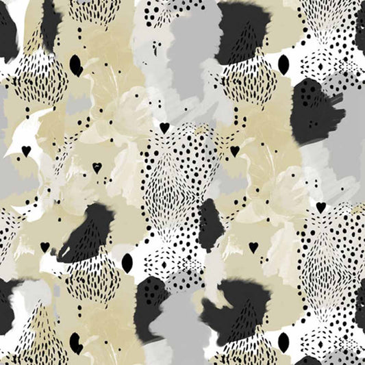 Love Leopard Wallpaper - Caramel