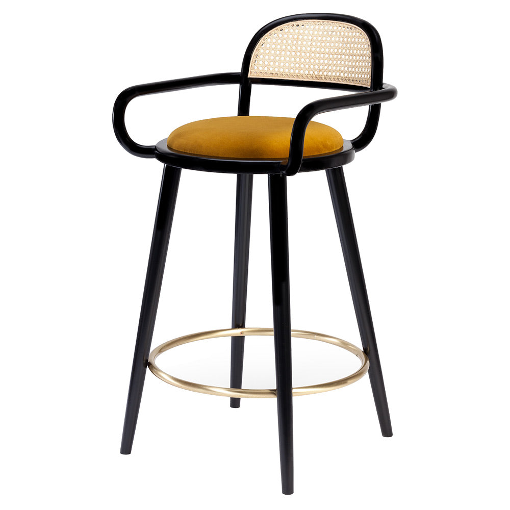 Luc Counter Chair - Upholstered