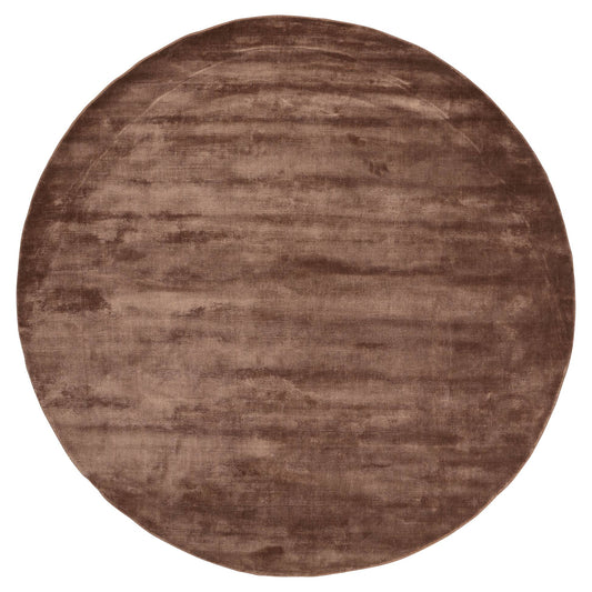 Lucens Round Rug - Amber