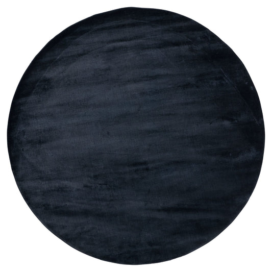 Lucens Round Rug - Navy