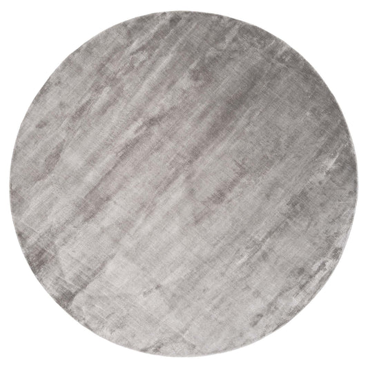 Lucens Round Rug - Silver