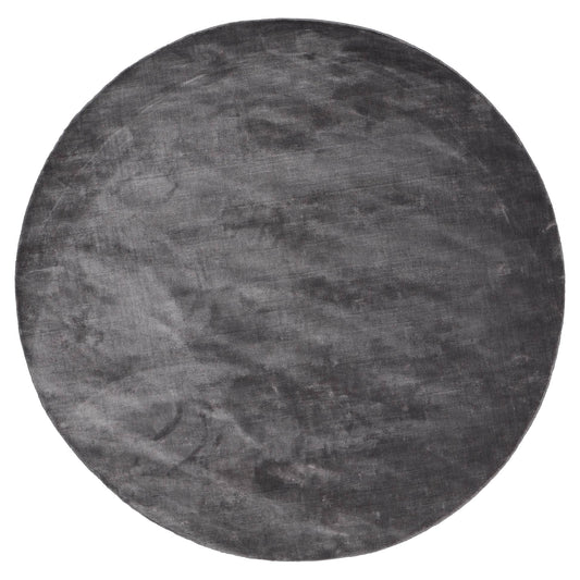 Lucens Round Rug - Steel