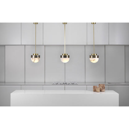 Lucid 200 Pendant - Honed Alabaster