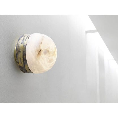 Lucid 200 Wall Sconce - Honed Alabaster