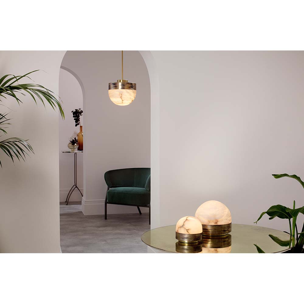 Lucid 300 Pendant - Honed Alabaster