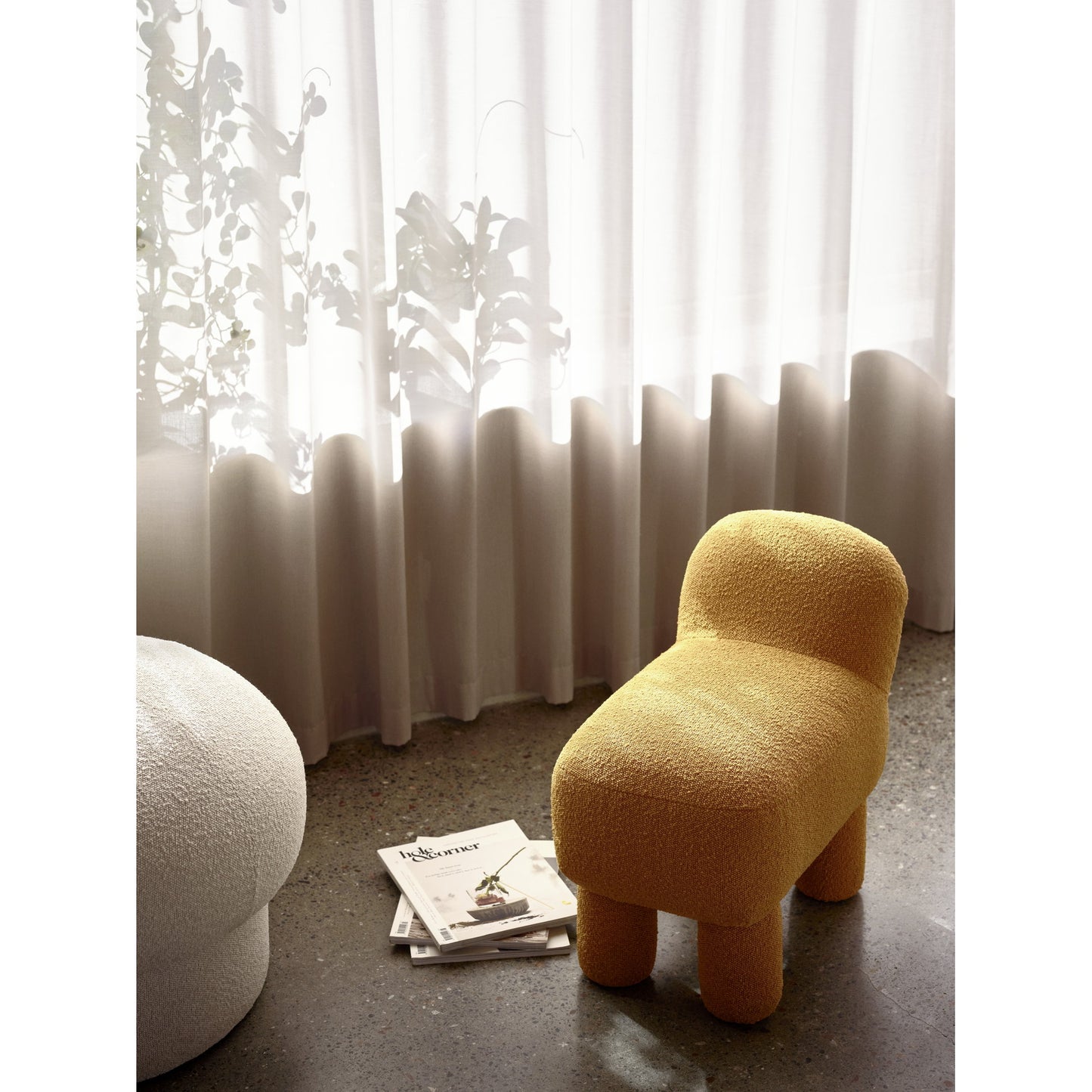 Lulu Pouf - Yellow