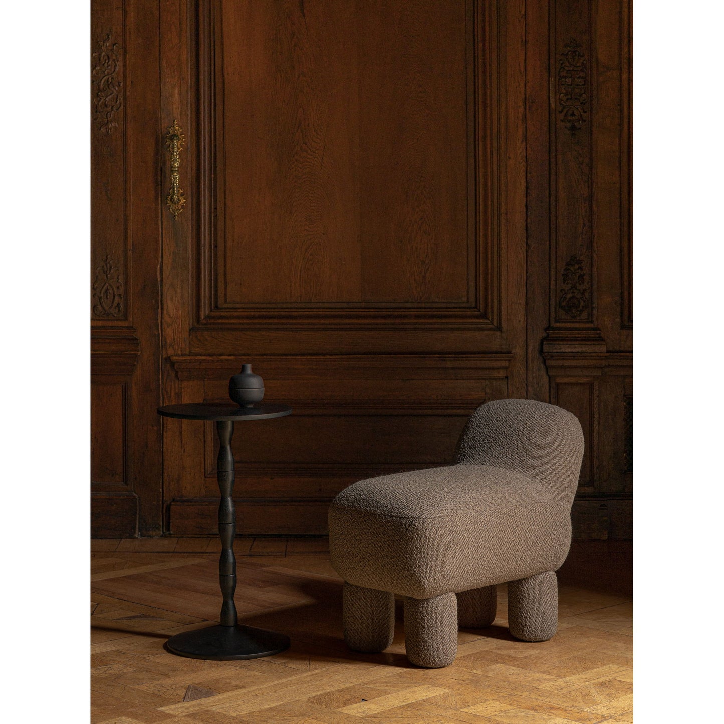 Lulu Pouf - Brown