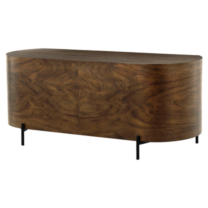 Lunas Executive Desk - Caramel Guanacaste