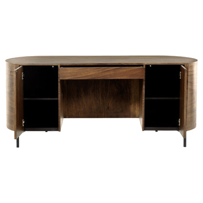 Lunas Executive Desk - Caramel Guanacaste