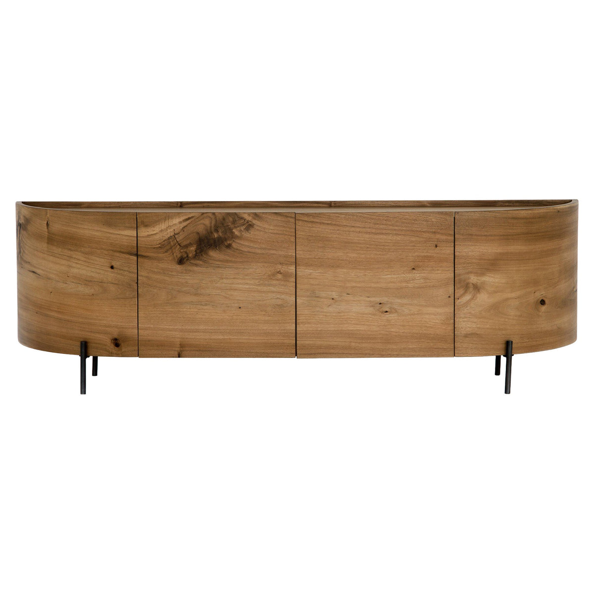 Lunas Media Console - Gold Guanacaste