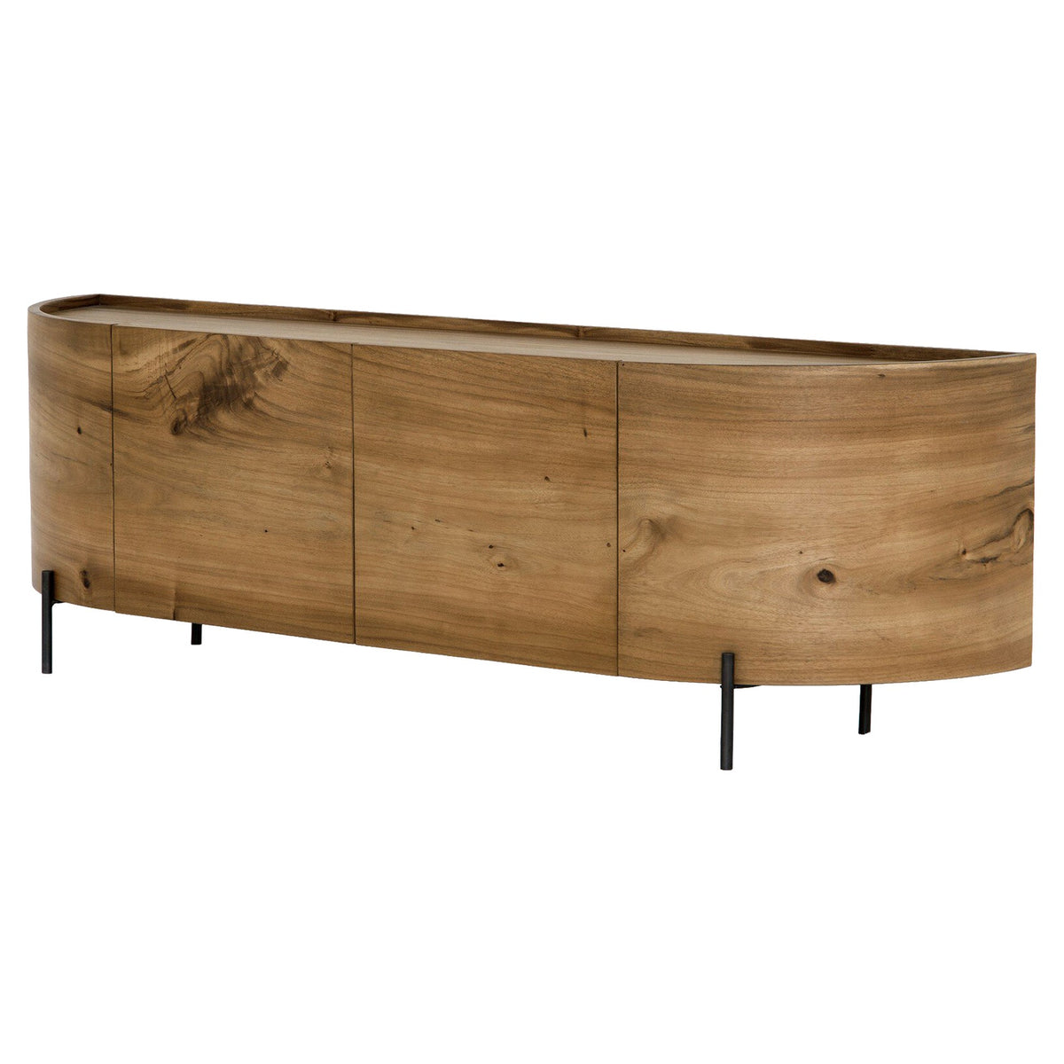 Lunas Media Console - Gold Guanacaste