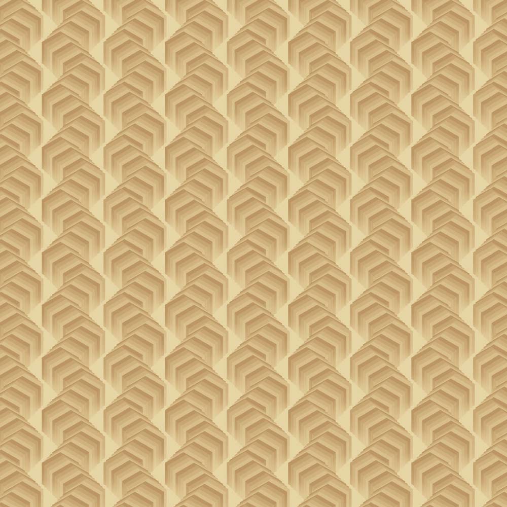 Lussas Wallpaper East - Sand, Yellow