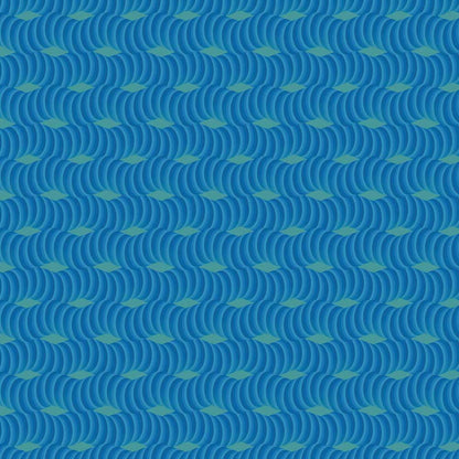 Lussas Wallpaper West - Blue, Mint