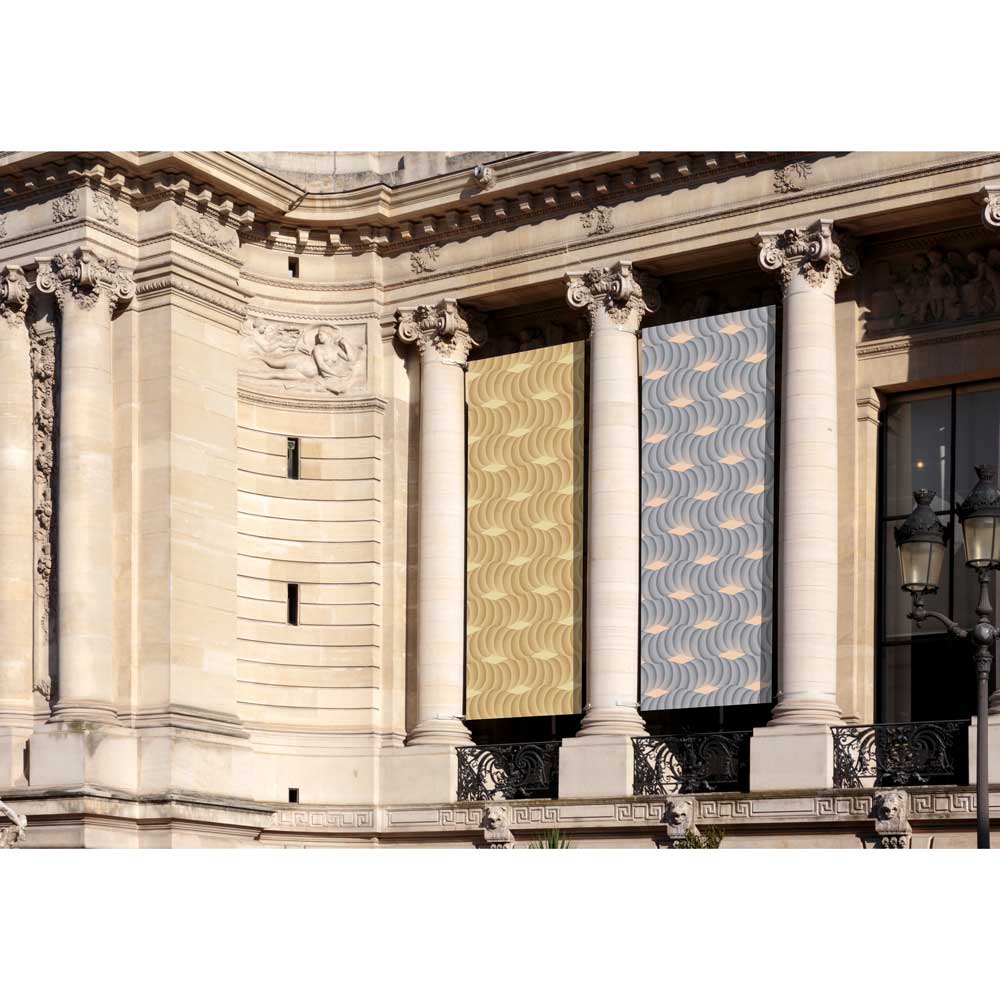 Lussas Wallpaper West - Gray, Pink