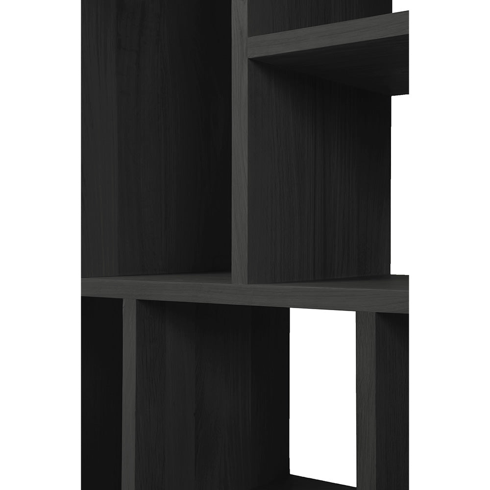 M Rack Bookcase - Black Oak