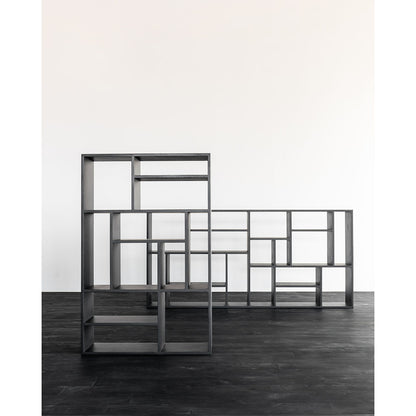 M Rack Bookcase - Black Oak