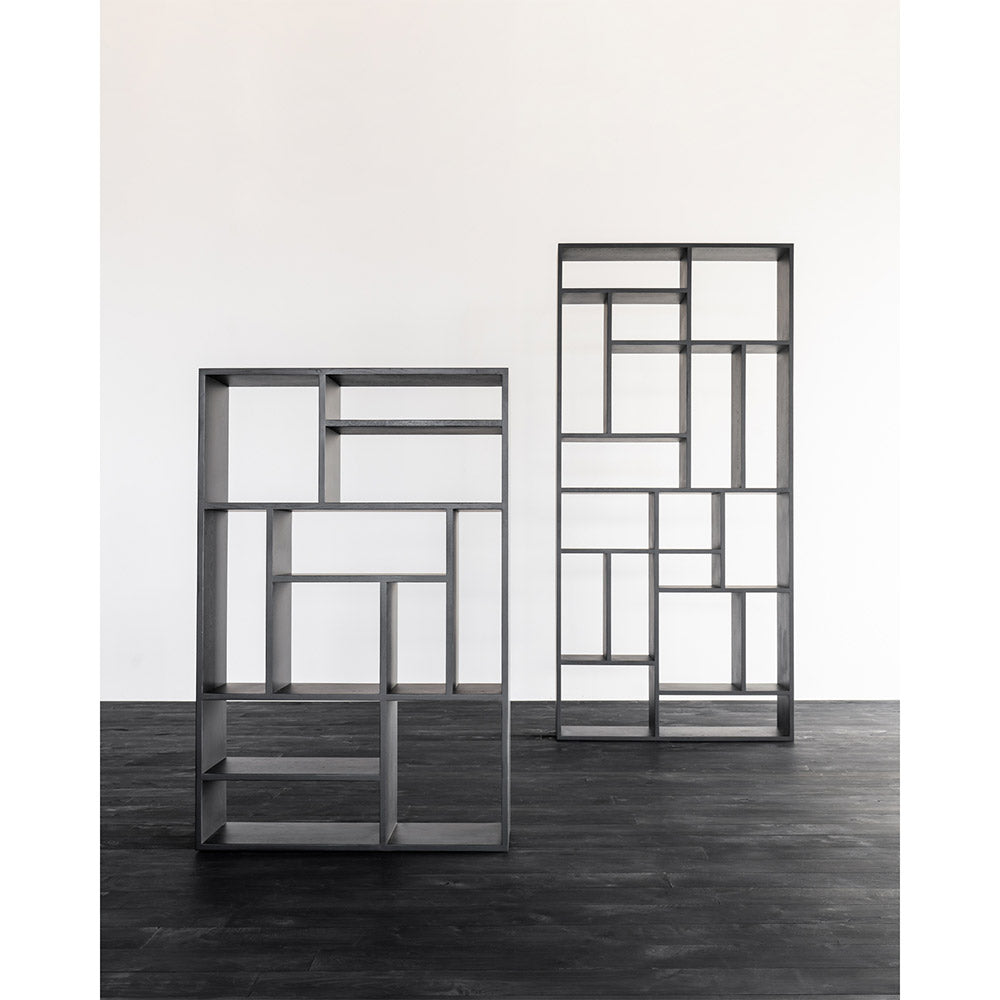 M Rack Bookcase - Black Oak