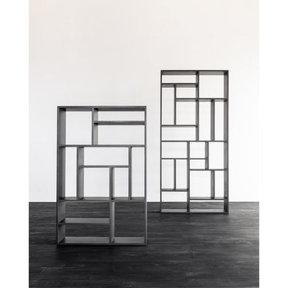 M Rack Bookcase - Black Oak