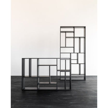 M Rack Bookcase - Black Oak