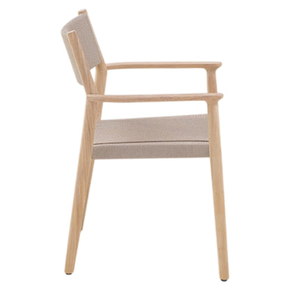 Maddalena Arm Chair - Mocca Rope, Teak