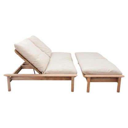 Quick Ship Maddalena Day Bed And Foot Rest