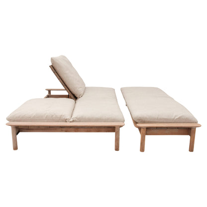 Quick Ship Maddalena Day Bed And Foot Rest