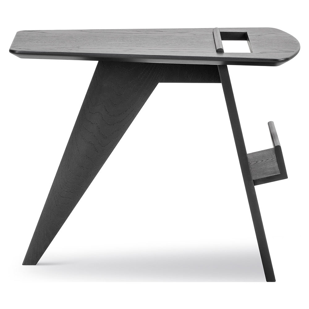 Magazine Table - Black Oak