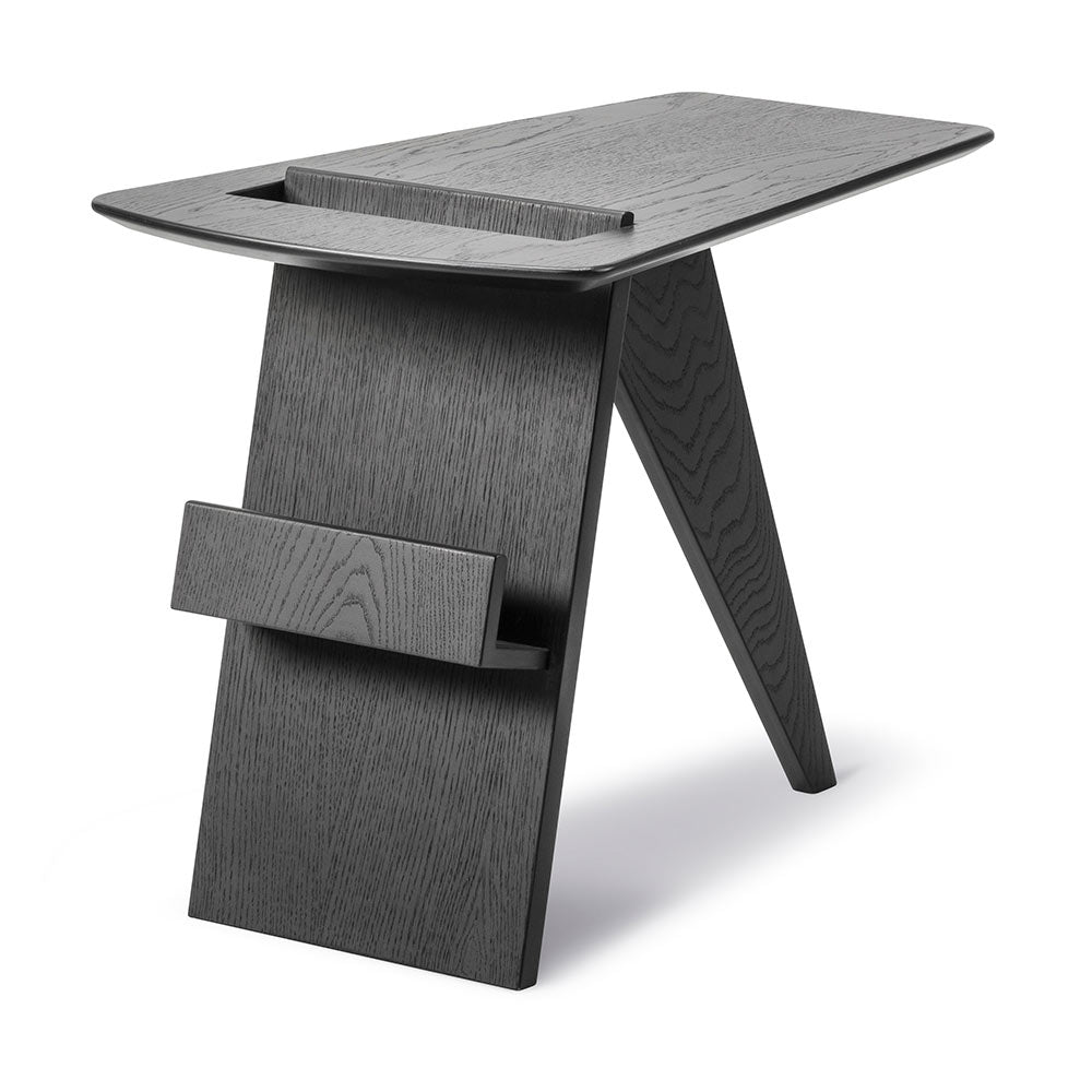 Magazine Table - Black Oak