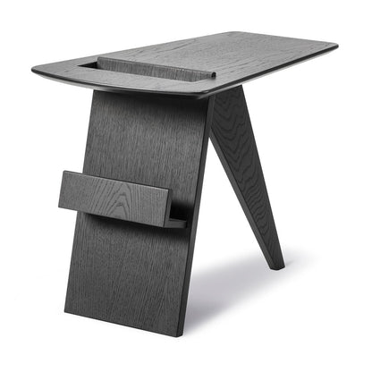 Magazine Table - Black Oak