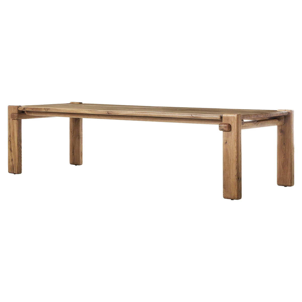 Marcia Dining Table 120" - Natural Reclaimed French Oak