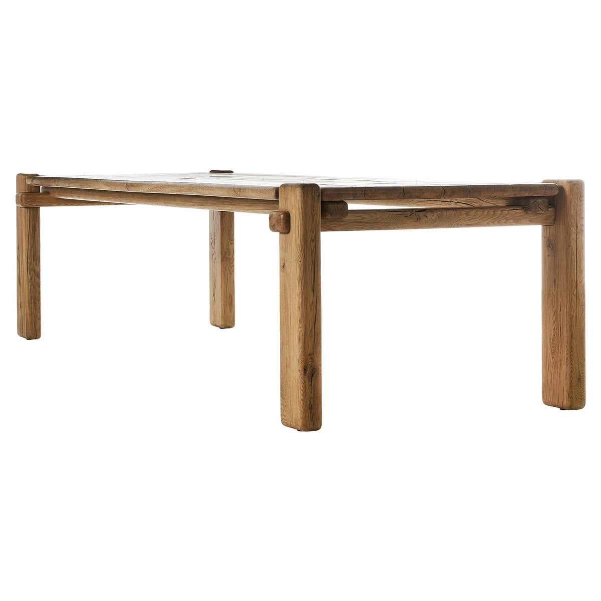 Marcia Dining Table 120" - Natural Reclaimed French Oak