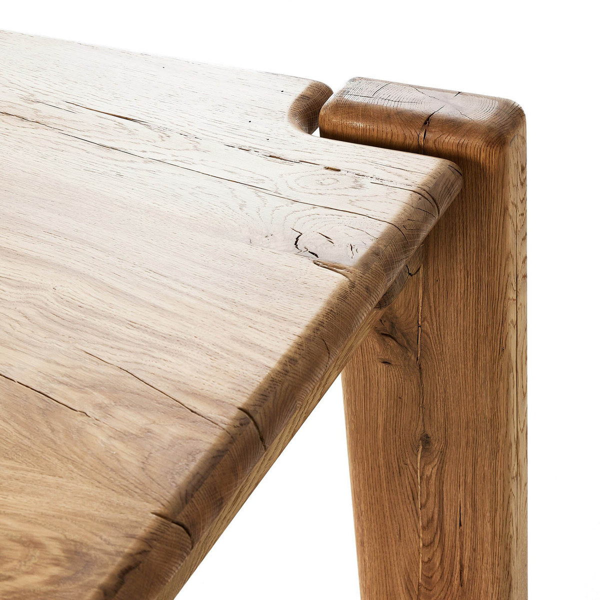 Marcia Dining Table 120" - Natural Reclaimed French Oak