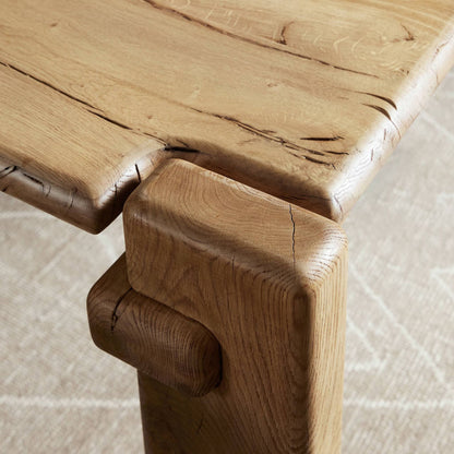 Marcia Dining Table 120" - Natural Reclaimed French Oak