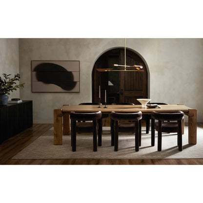 Marcia Dining Table 120" - Natural Reclaimed French Oak