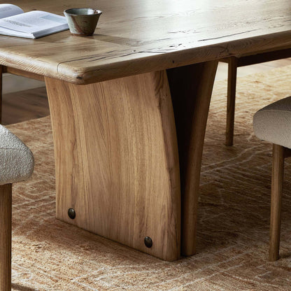 Marcon Dining Table - Natural Reclaimed French Oak