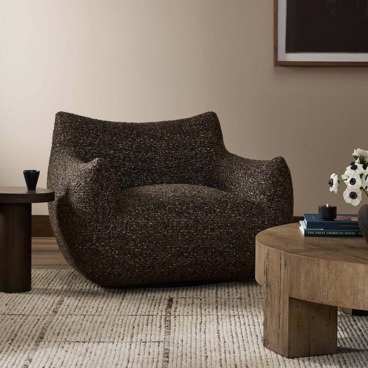 Margot Swivel Chair - Ivan Granite