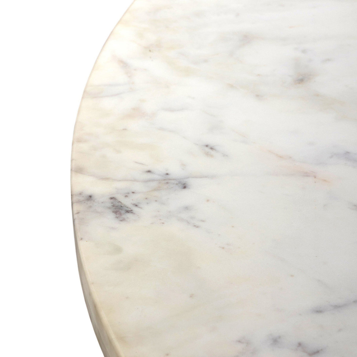 Mariah Round Dining Table 60" - White Marble