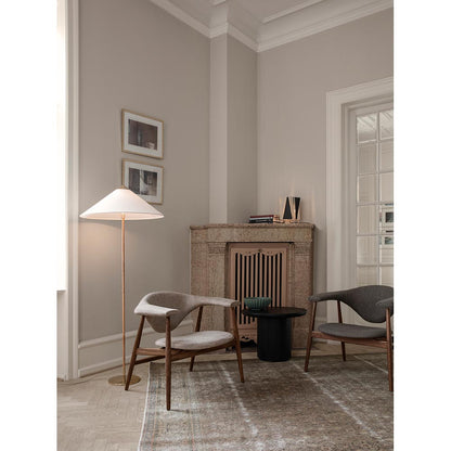 Masculo Fully Upholstered Dining Chair - Wood Base