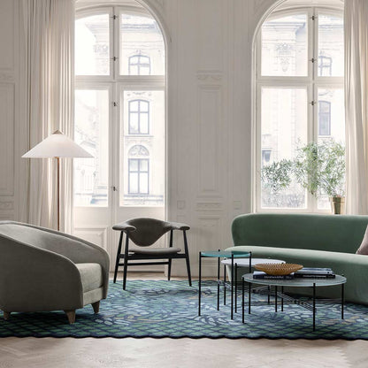 Masculo Fully Upholstered Dining Chair - Wood Base