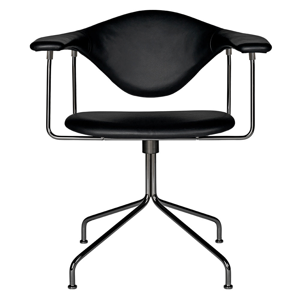 Masculo Fully Upholstered Meeting Chair - Swivel Base