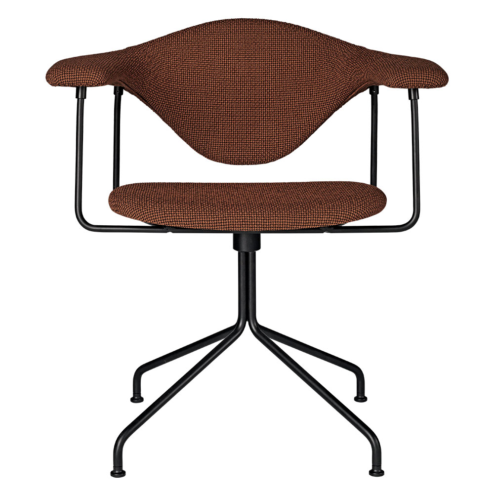 Masculo Fully Upholstered Meeting Chair - Swivel Base